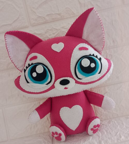 Boneca Fluvsies Pink Heart