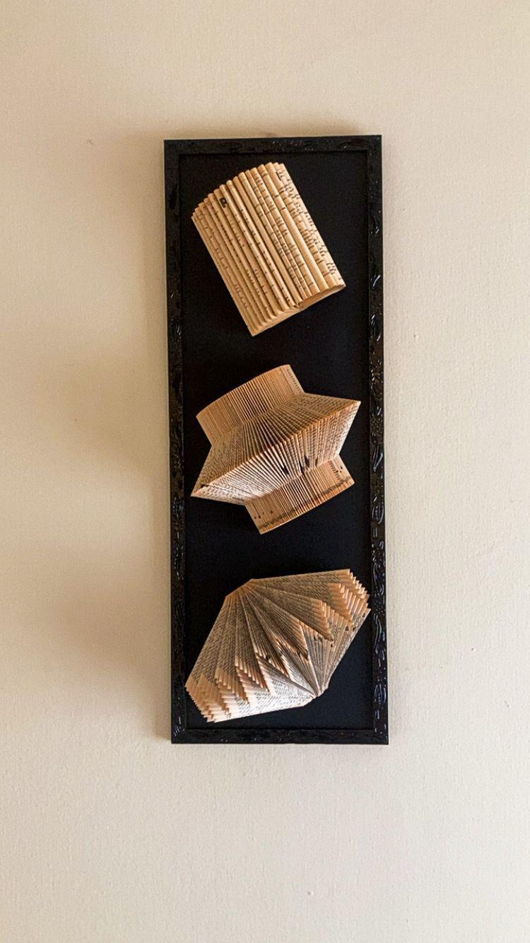 Quadro - esculturas de livro