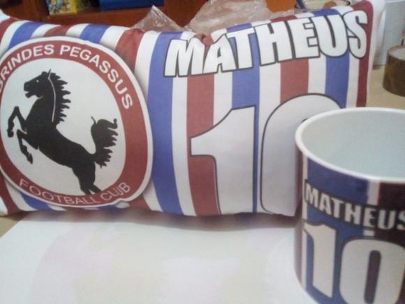 Almofada e Caneca Time Personalizada