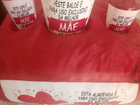 Almofada Pipoca Dia das Mães