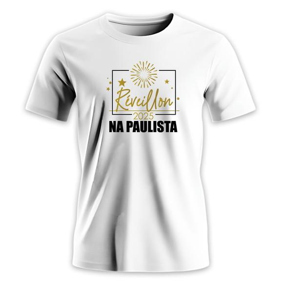 Camiseta Branca Reveillon Personalizada