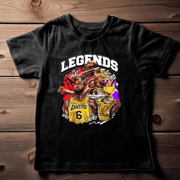 Camiseta Preta Basquete Personalizada