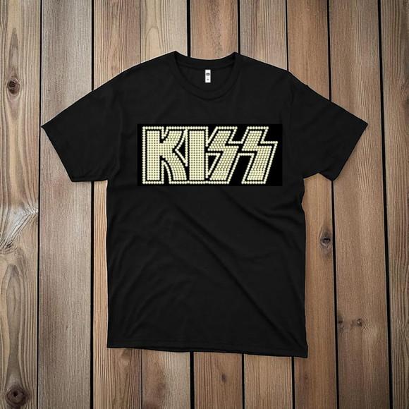 Camiseta Preta Rock Personalizada