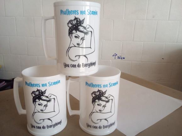 Caneca Acrílica 300ml Kit Personalizado