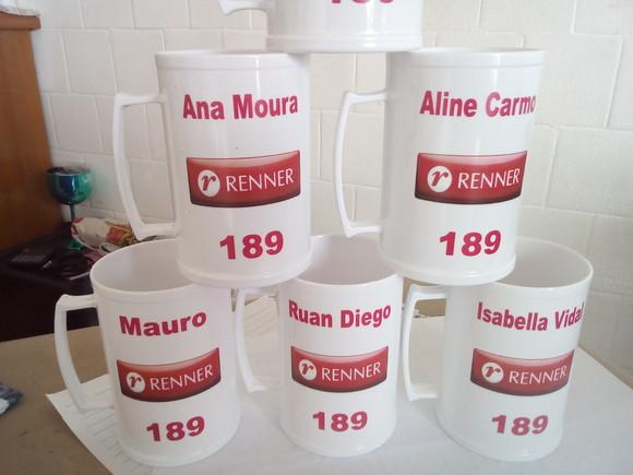 Caneca Acrílica 300ml Kit Personalizado