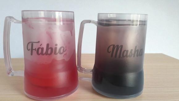 Caneca Acrílica com Gel Personalizada