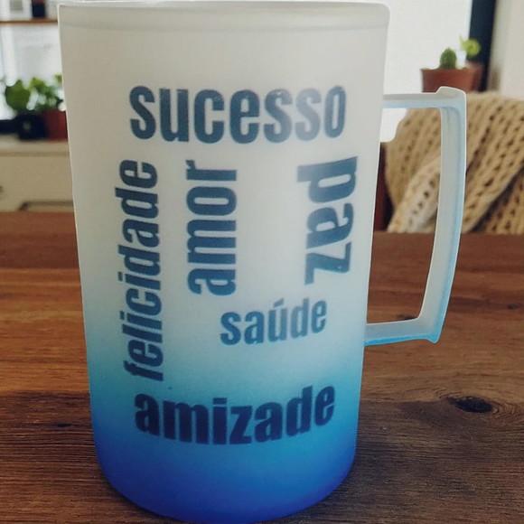 Caneca Acrílica Degradê Personalizada