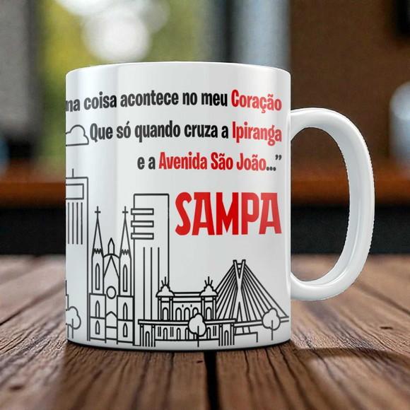Caneca Aniversário de São Paulo 472 Anos Personalizada