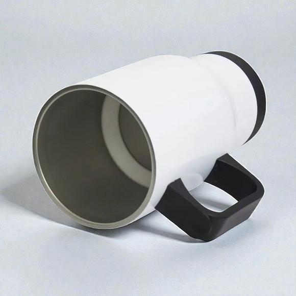 Caneca de Aço Inox Térmica Travel Mug 450ml Personalizada