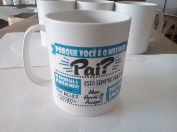 Caneca de Polímero Kit Dia dos Pais