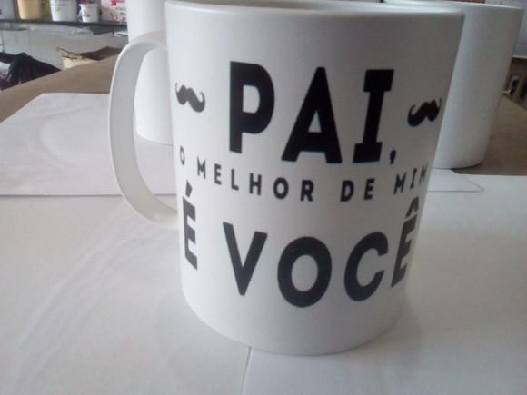Caneca de Polímero Kit Dia dos Pais