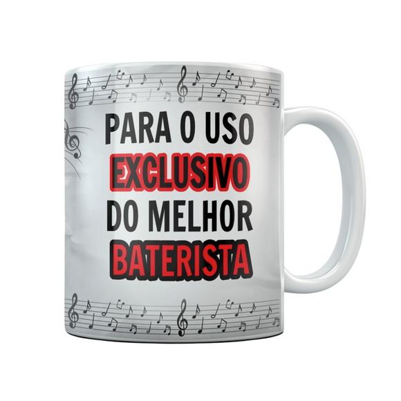 Caneca de Porcelana Baterista