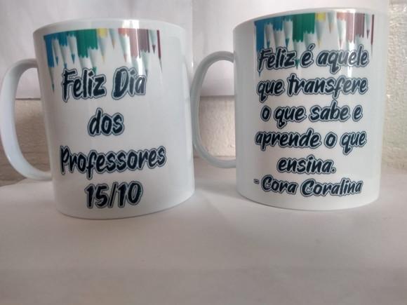 Caneca Dia dos Professores - Kit 32 Unidades