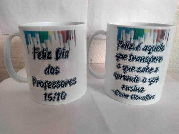 Caneca Dia dos Professores - Kit 32 Unidades