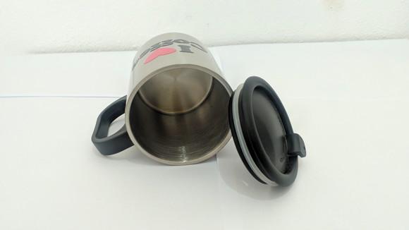 Caneca Inox 300ml com Tampa