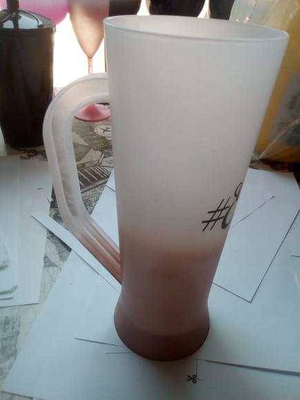Caneca Long Drink Degrade com Led