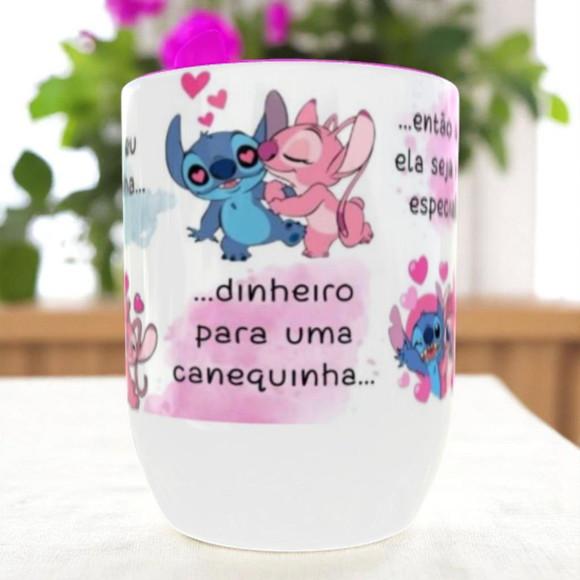 Caneca Mágica Dia dos Namorados com Colher Personalizado