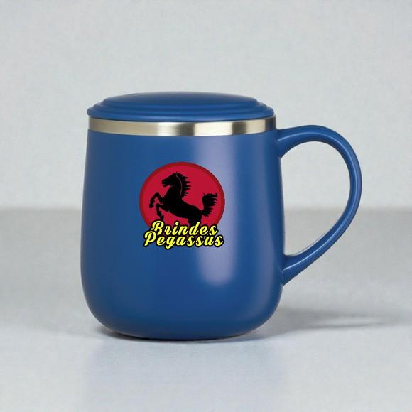 Caneca Parede Dupla 370ml Personalizada