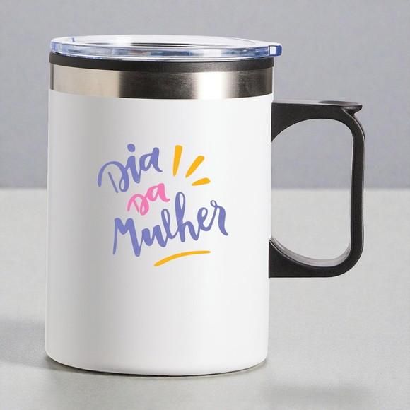 Caneca Plástica 375ml Dia das Mulheres