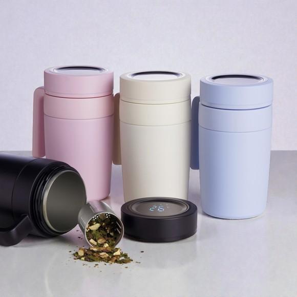 Caneca Térmica Inox 500ml com Display Led Personalizada