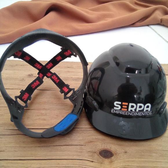 Capacete Preto 3m Personalizado