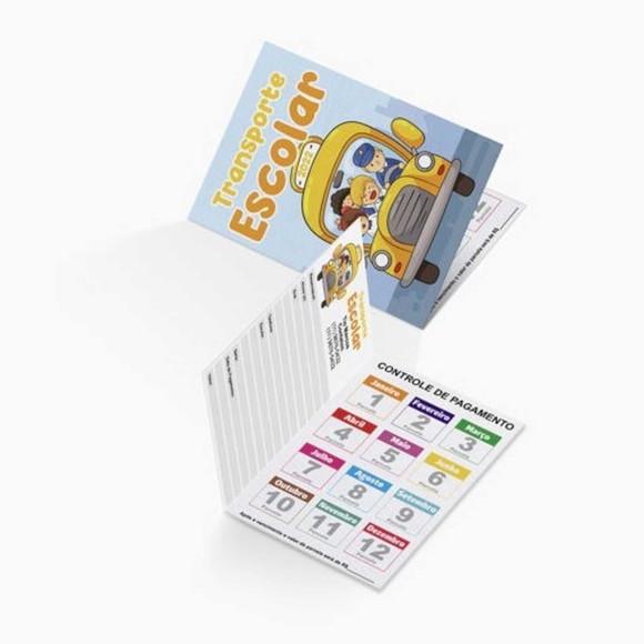 Carteirinha Transporte Escolar Kit -10 un