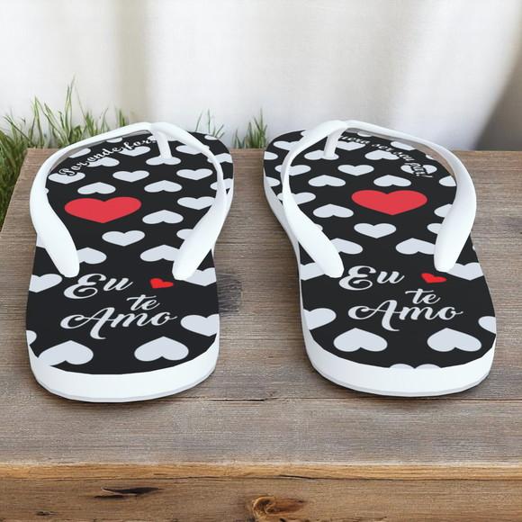 Chinelo Dia dos Namorados Personalizado