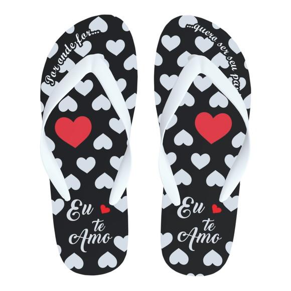 Chinelo Dia dos Namorados Personalizado