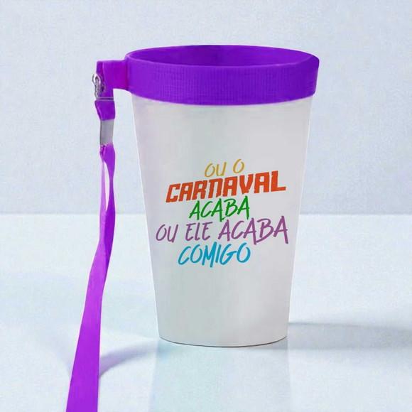 Copo 500ml c/ Cordão Carnaval Personalizado