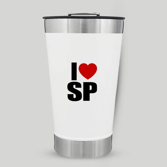 Copo Termico Amo Sp c/ Tampa e Abridor