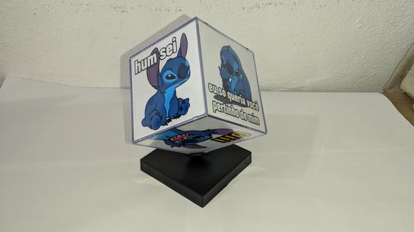 Cubo Stitch Giratório Personalizado
