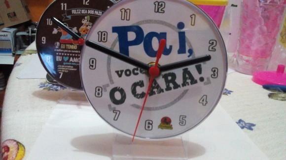 Dia dos Pais Relógio Personalizado Kit