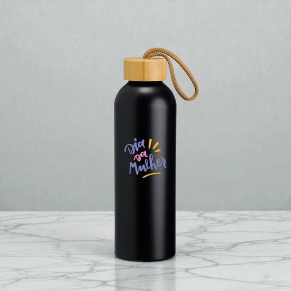 Garrafa de Alumínio 800ml Dia das Mulheres