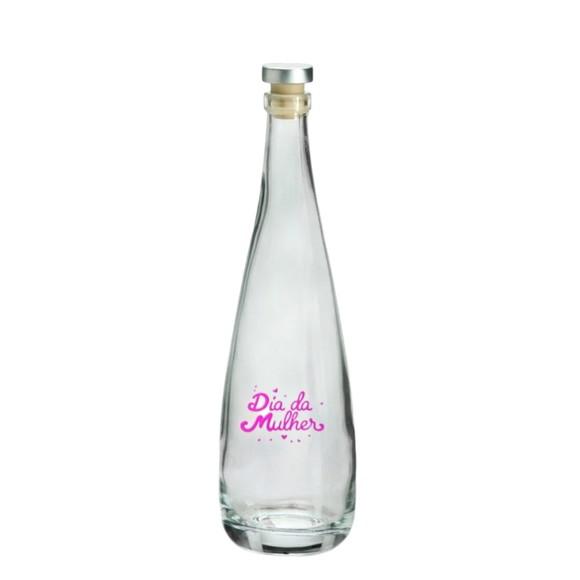 Garrafa de Vidro 550ml Dia das Mulheres