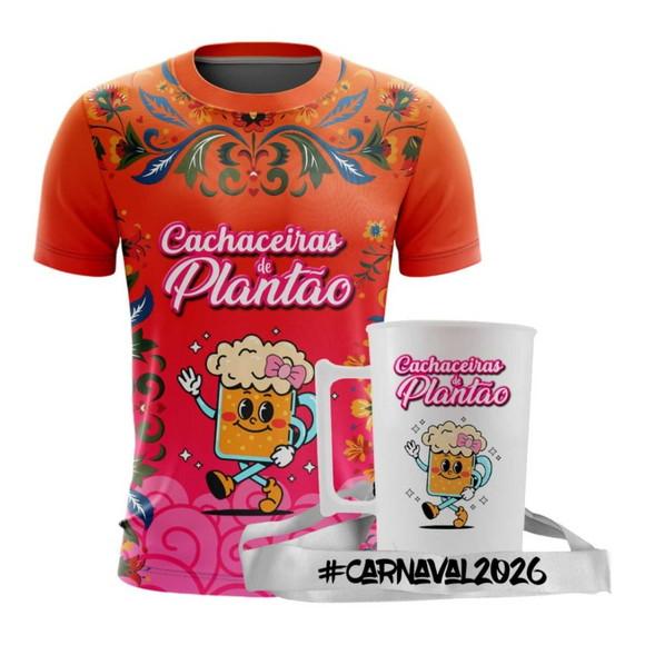 Kit Abadá e Caneca Carnaval Personalizado