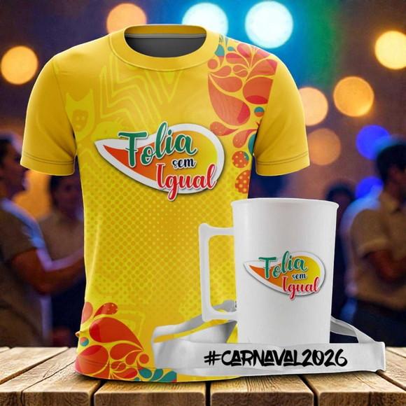 Kit Abadá e Caneca Carnaval Personalizado
