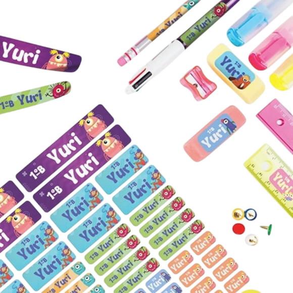 Kit Etiquetas para Material Escolar