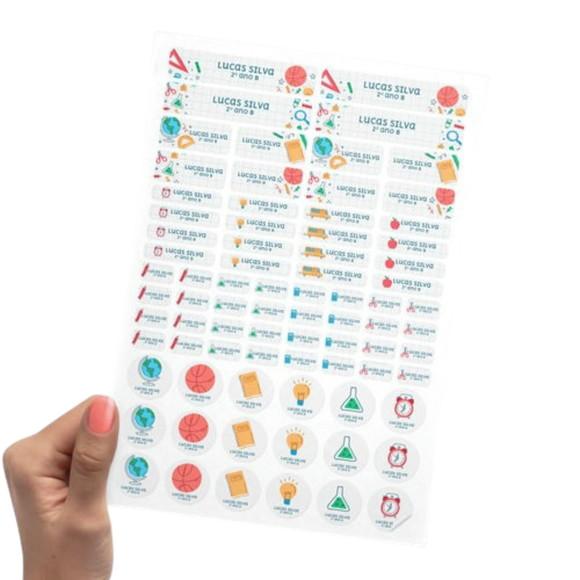 Kit Etiquetas para Material Escolar
