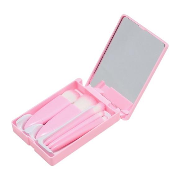 Kit Pincel 5 Peças Outubro Rosa