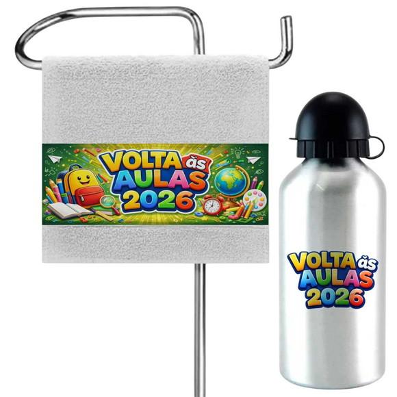 Kit Volta às Aulas 2026 Personalizado