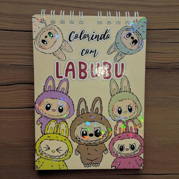 Livro de Colorir Labubu Personalizado