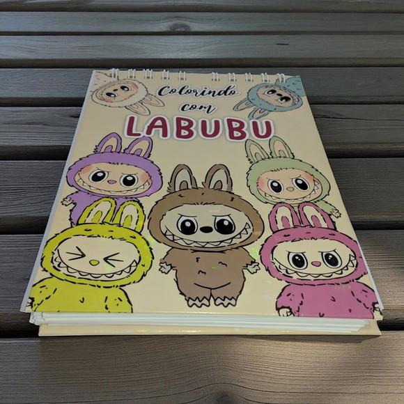 Livro de Colorir Labubu Personalizado