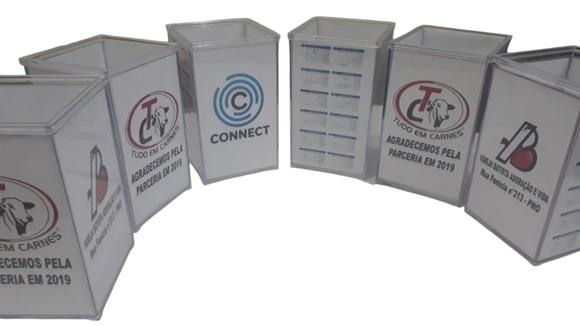 Porta Lápis/caneta Personalizado Kit 02un