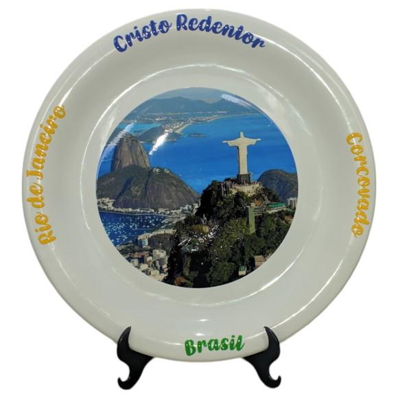 Prato Cristo Redentor Personalizado