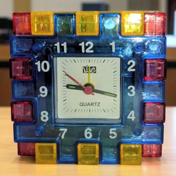 Relógio Cubo Colorido Desmontável Personalizado