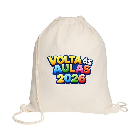 Sacochila Branca Personalizada
