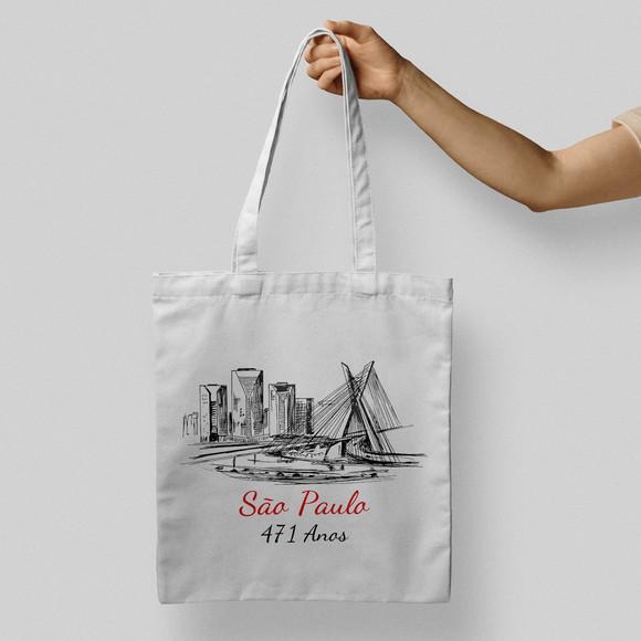 Sacola Eco Bag Amo Sp Personalizada