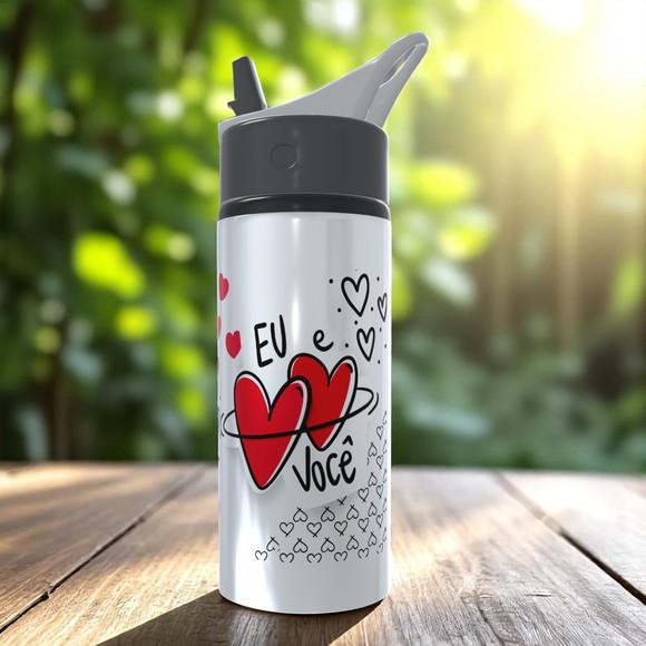 Squeeze Alumínio Esportivo Dia dos Namorados Personalizado
