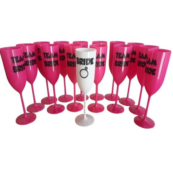 Taça Champanhe Acrílica Personalizada