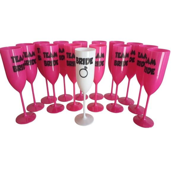 Taça Champanhe Acrílica Personalizada